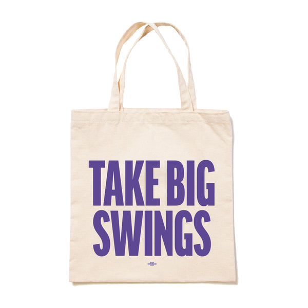 Take Big Swings Tote Bag