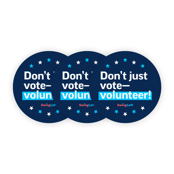 Don't Just Vote 3-Sticker Pack