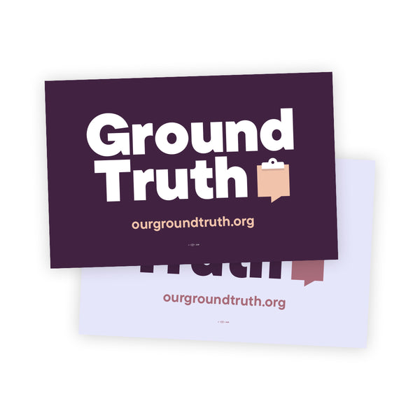 Ground Truth placard