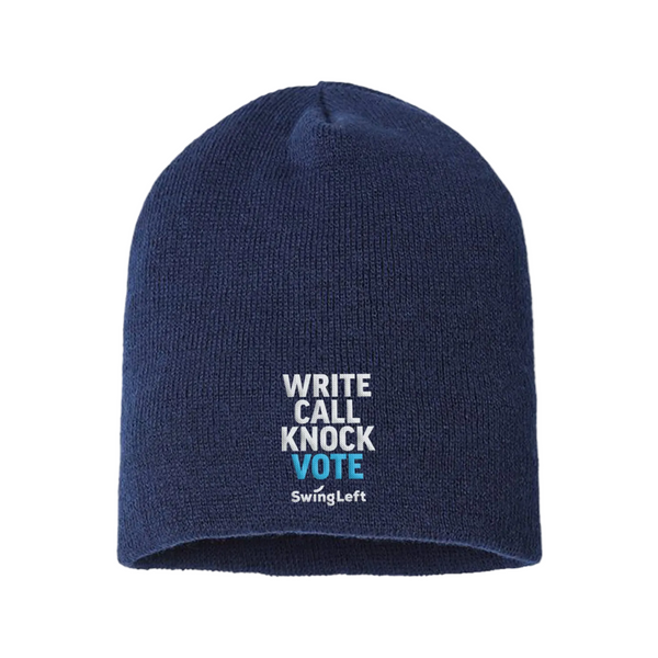 Embroidered Take Action Beanie